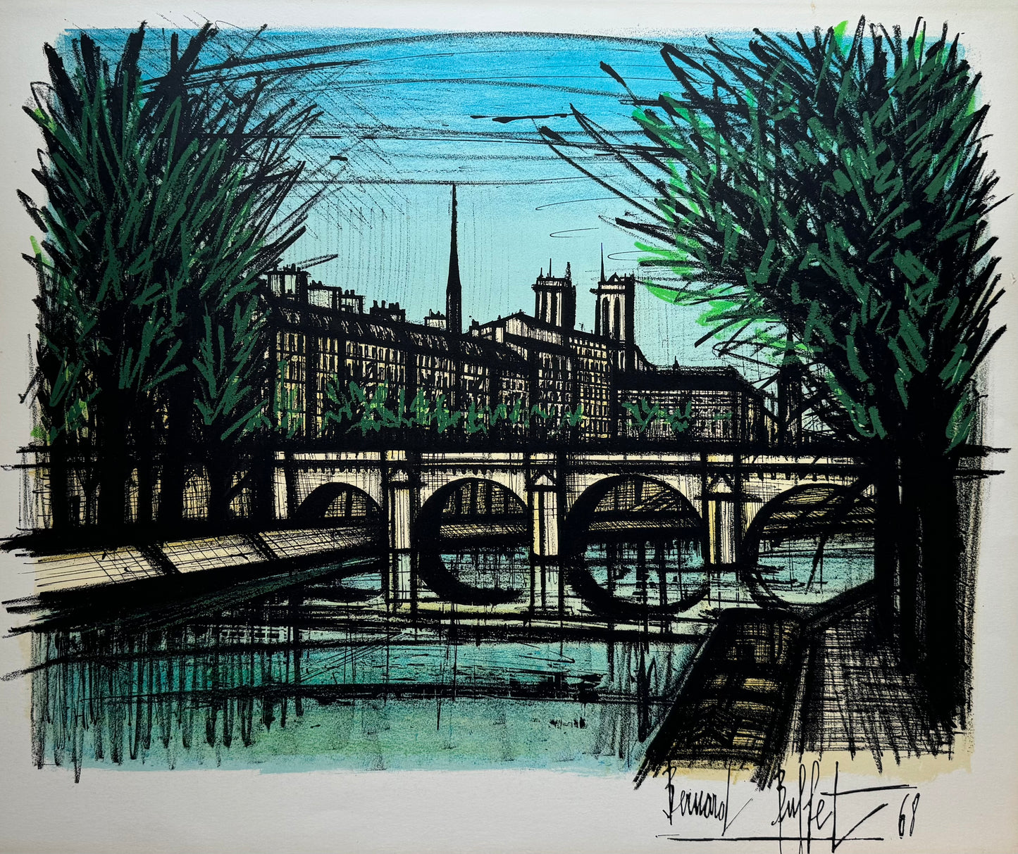 Bernard Buffet: Le Pont Neuf