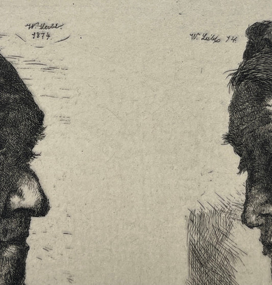 Wilhelm Leibl: Two Peasants