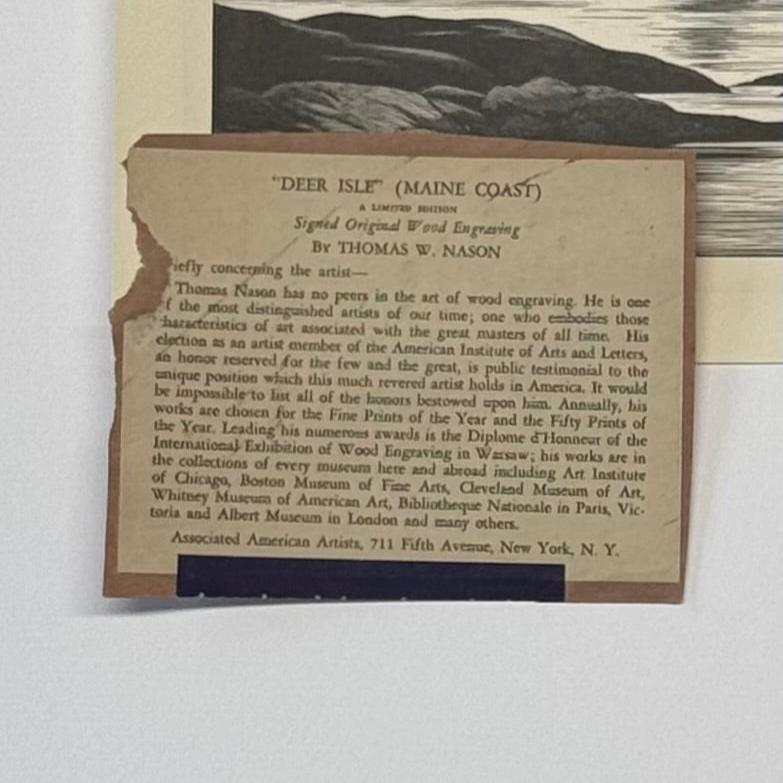 Thomas Nason: Deer Isle Maine