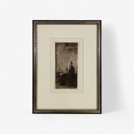 Käthe Kollwitz: An der Kirchenmauer, By the Church Wall