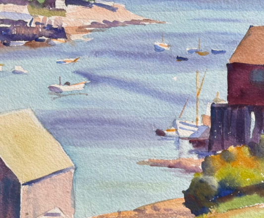 Agnes Abbot: Maine Fishing Village