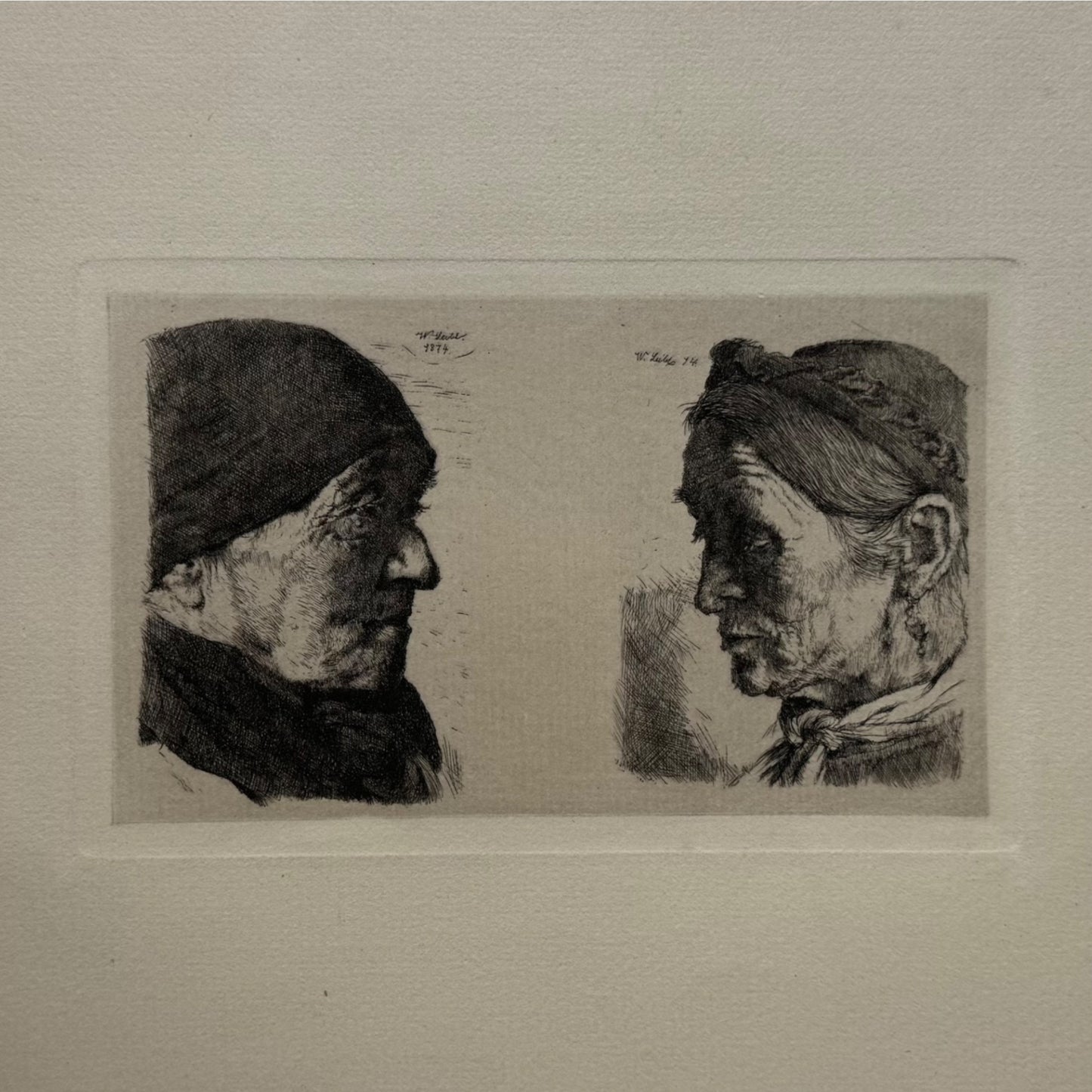 Wilhelm Leibl: Two Peasants