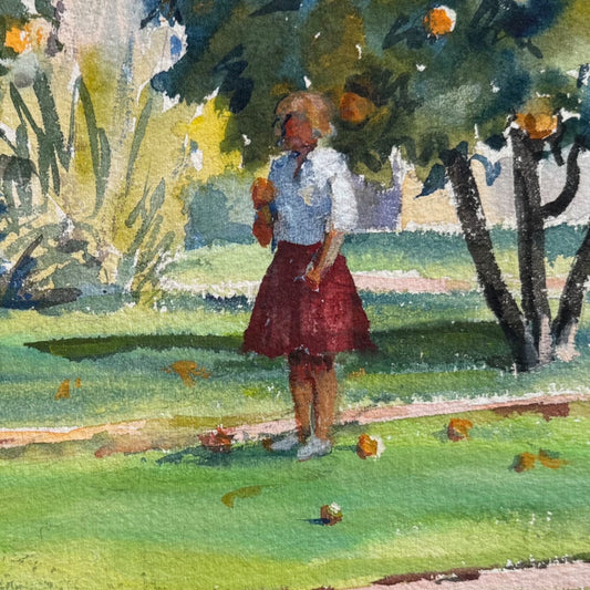 Agnes A. Abbot: Girl in the Grove
