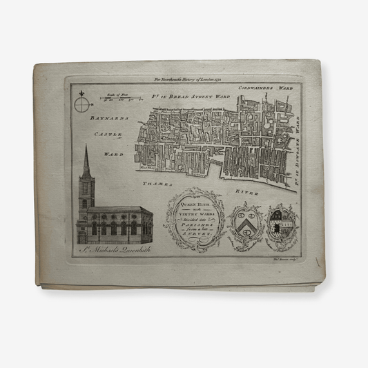 For Noorthoucks History of London 1772: Queen High and Ventry Wards, Original