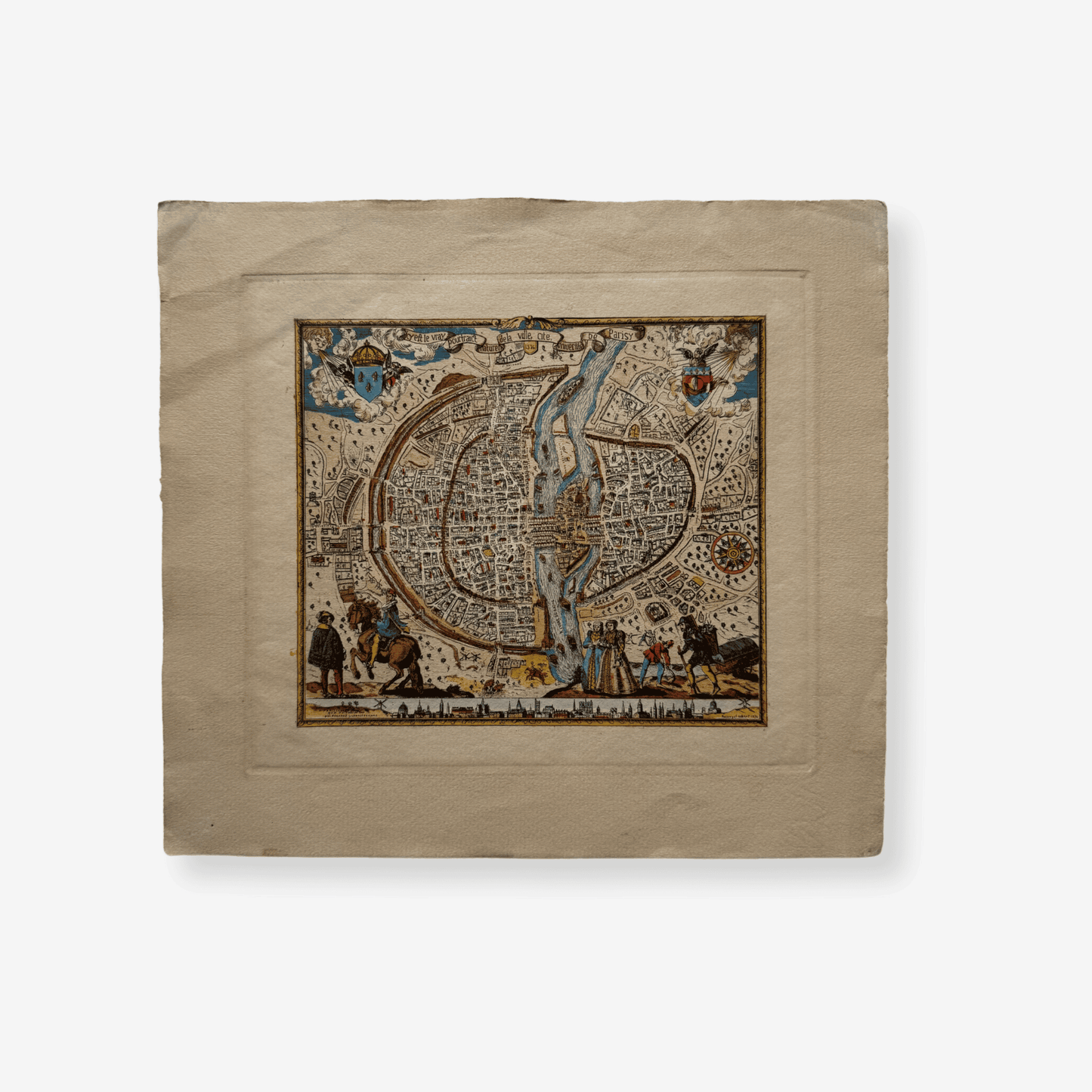 Map of Paris 1576, Original