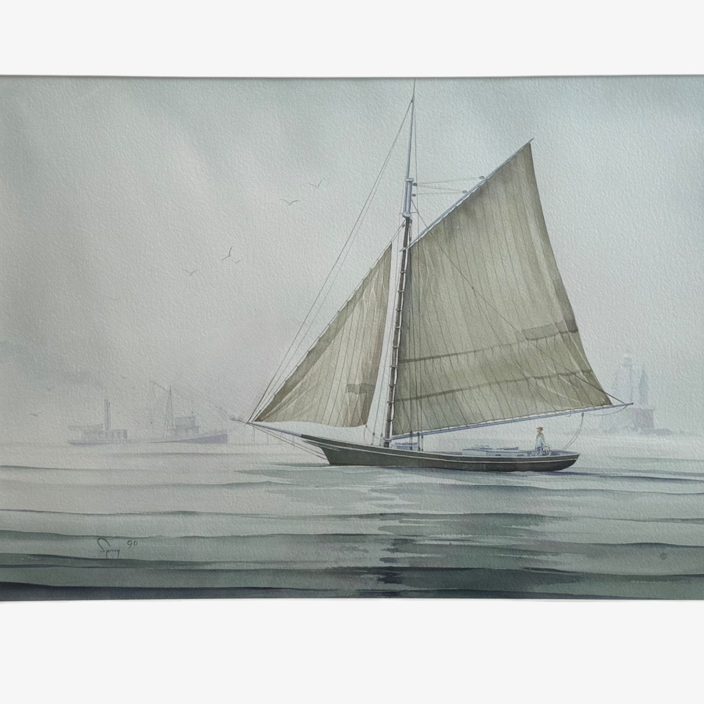 Robert Spring: Gaff Rigged Sloop