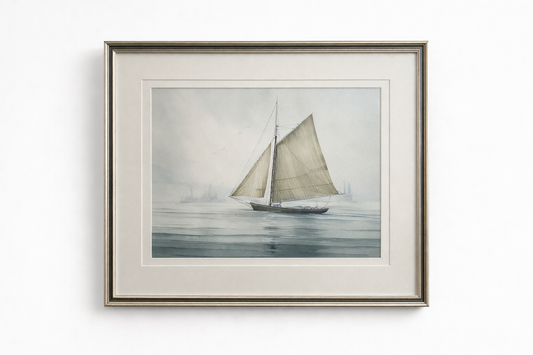 Robert Spring: Gaff Rigged Sloop