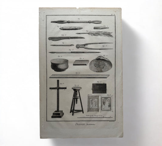 Instruments, from Encyclopédie Benoît-Louis Prévost
