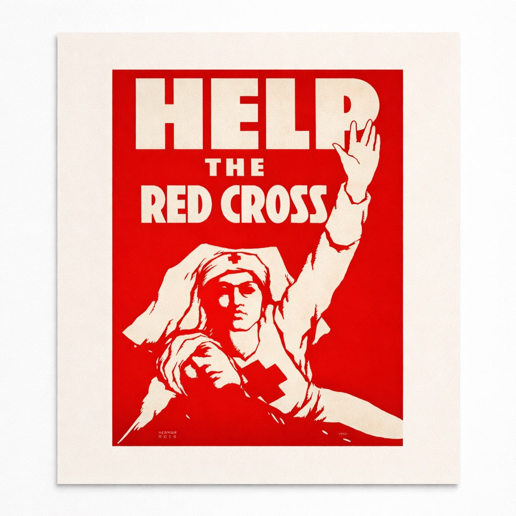 Herman Roeg: Help the Red Cross Original Poster