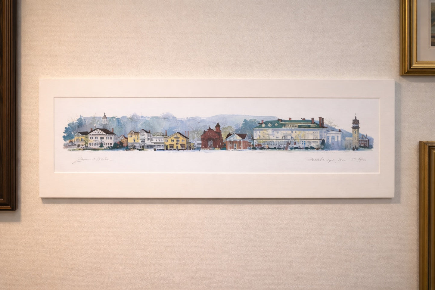 Leonard Weber: Stockbridge MA Townscape Large