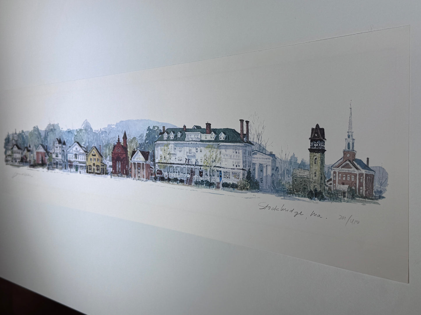 Leonard Weber: Stockbridge MA Townscape Large